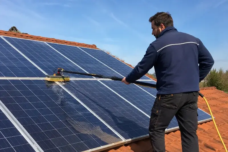 Nettoyage et entretien de panneaux solaires à Saint-Denis