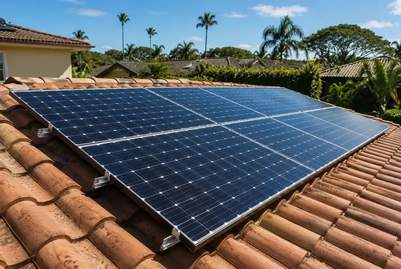Installation de panneaux solaires à Saint-Denis
